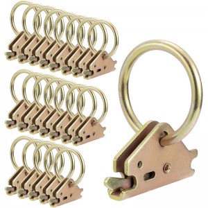Thép E-Track O Ring Tie Down Neo cho hệ thống Tiedown theo dõi điện tử trong xe tải rơ moóc bọc kín cho điều khiển hàng hóa&Mount Surface Mount